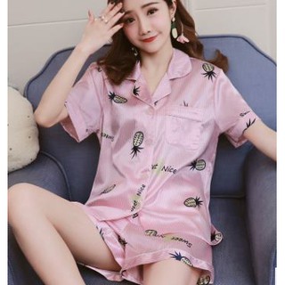 Bộ ngủ lụa cao cấp - bộ ngủ lụa chất cực đẹp mát