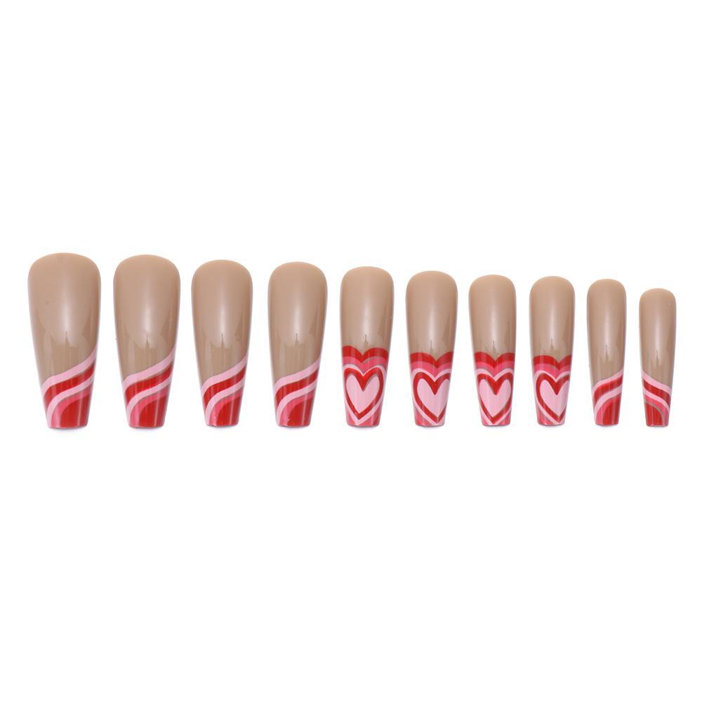 Hộp 24 Móng Tay Giả Múa Ba Lê Dài Chuyên Dụng Cho Trang Trí Móng Nghệ Thuật