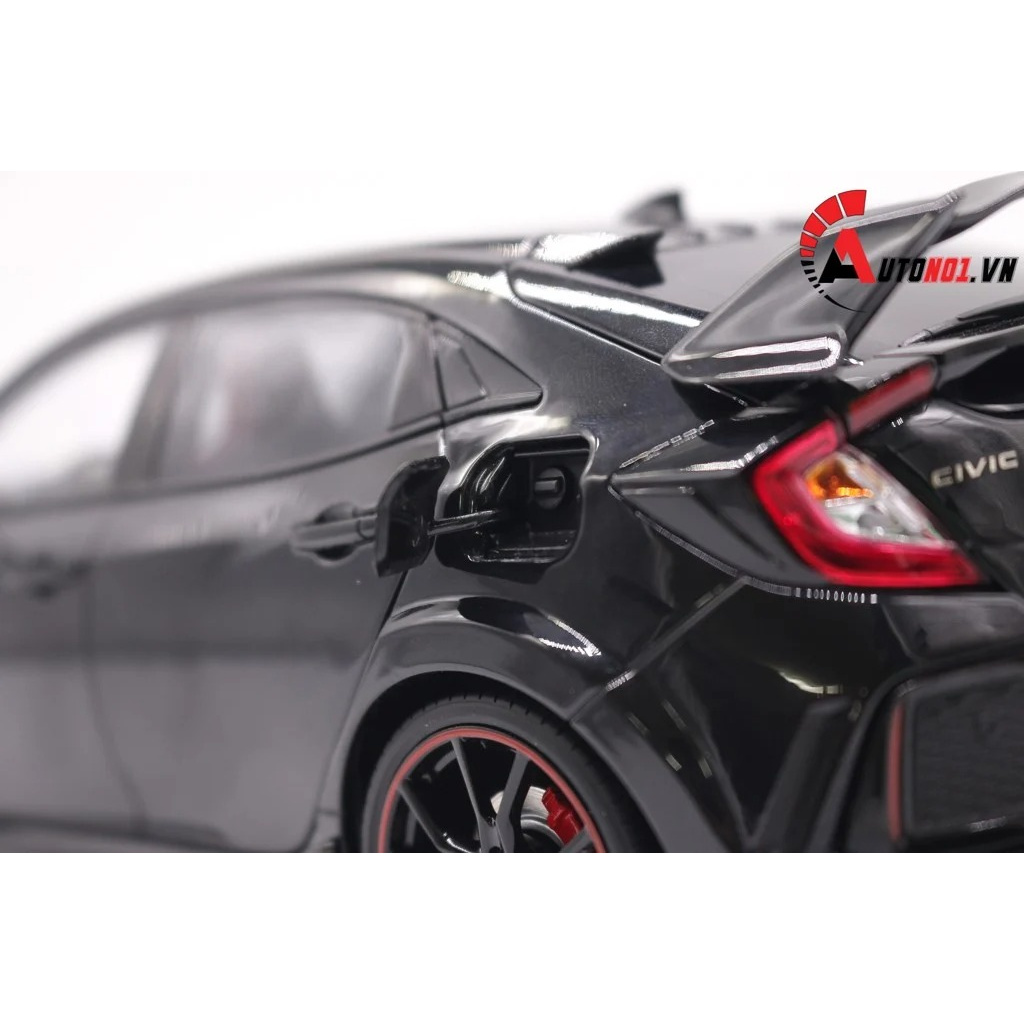 MÔ HÌNH XE HONDA CIVIC HATCHBACK TYPE R BLACK 1:18 LCD 7579