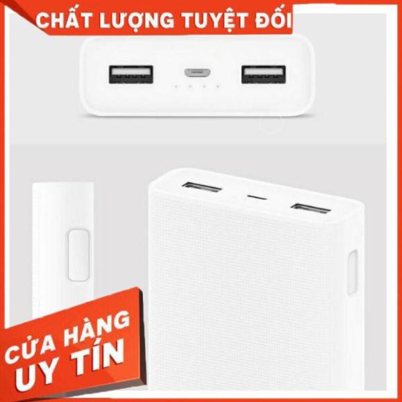 Free ship - Hàng cao cấp - Sạc dự phòng xiaomi gen 2C 20000 mAh