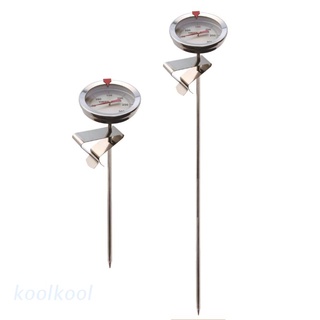  Kool 0-300°C Nhiệt Kế Đo Nhiệt Độ Dầu Khi Chiên Bằng Thép Không Gỉ