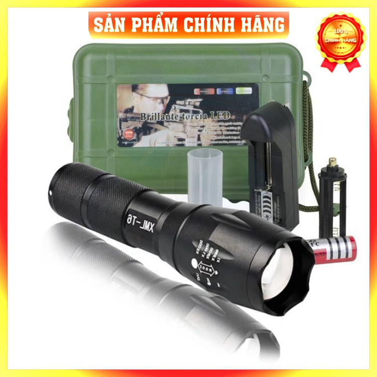 [Hàng Chuẩn Loại 1] Đèn pin siêu sáng bóng led xml t6