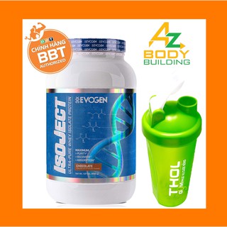 Thực phẩm bổ sung Evogen ISOJECT Whey Isolate tăng cơ đẳng cấp nhất - Tặng kèm bình lắc