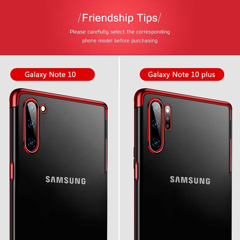 Ốp điện thoại TPU mỏng cho Samsung Galaxy Note 10 Plus 5G A7 A9 A8 A6 Plus 2018 | BigBuy360 - bigbuy360.vn