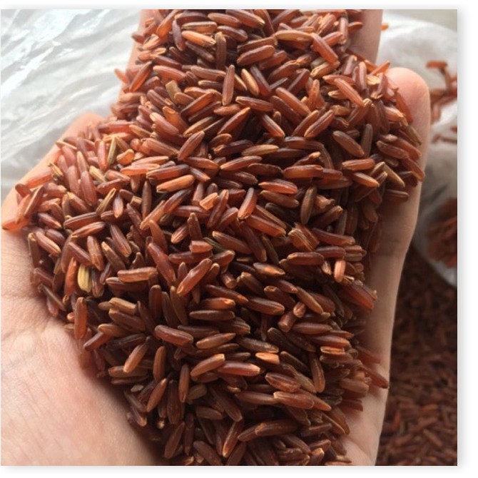 Gạo Lứt Đỏ ( Huyết Rồng) - hạt dài đỏ giàu dinh dưỡng tốt cho sức khỏe - túi PE 1kg [Nga Anh Shop]