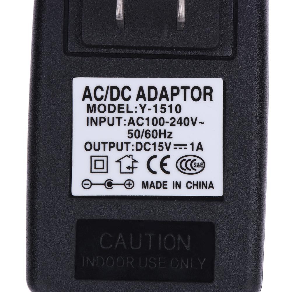 [mkchung] DC15V 1A Adapter AC 100V-240V to DC 15V Converter Power Supply Adapter