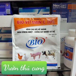 BIO VITAMIN C 10% NÂNG CAO SỨC ĐỀ KHÁNG, GIẢM STRESS (100GR)