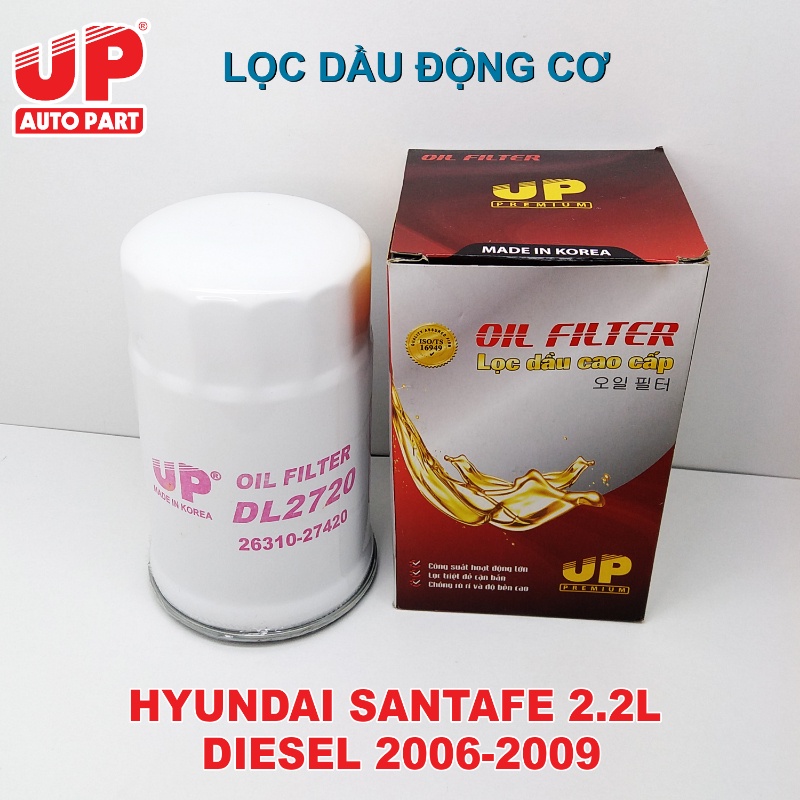 Lọc dầu động cơ HYUNDAI SANTAFE 2.2L DIESEL 2006-2009