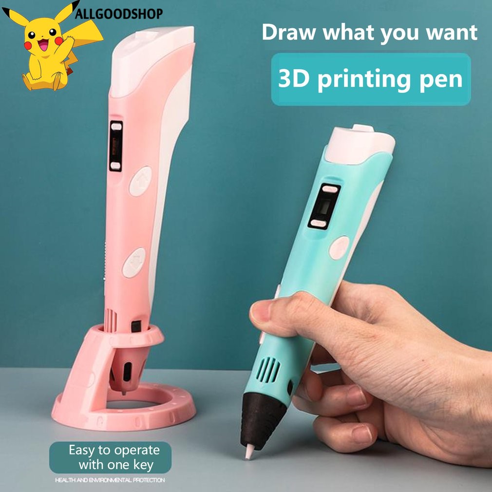 bút vẽ 3d, bút 3d sáng tạo cho bé, bút in 3d, 3d pen độc đáo cho bé giá rẻ kèm sợi mực