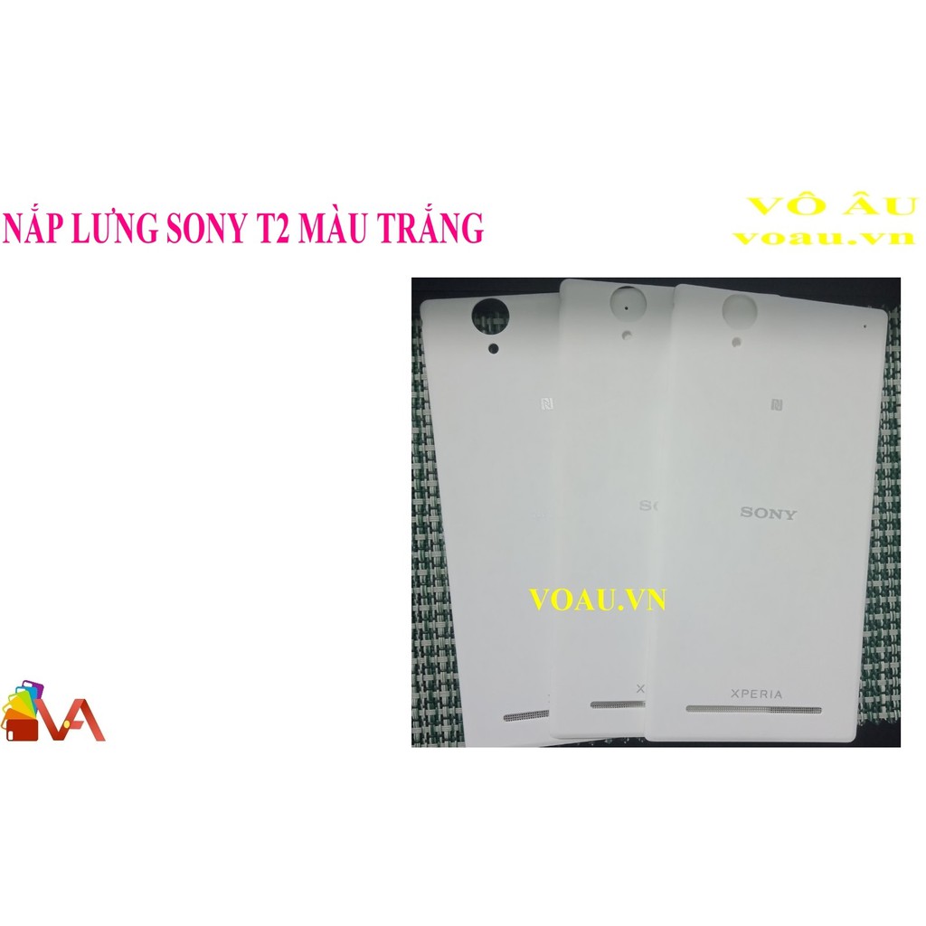 NẮP LƯNG SONY T2 MÀU TRẮNG [chính hãng]