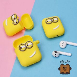 [Freeship] Bao tai nghe Airpods case silicone chống sốc Minion