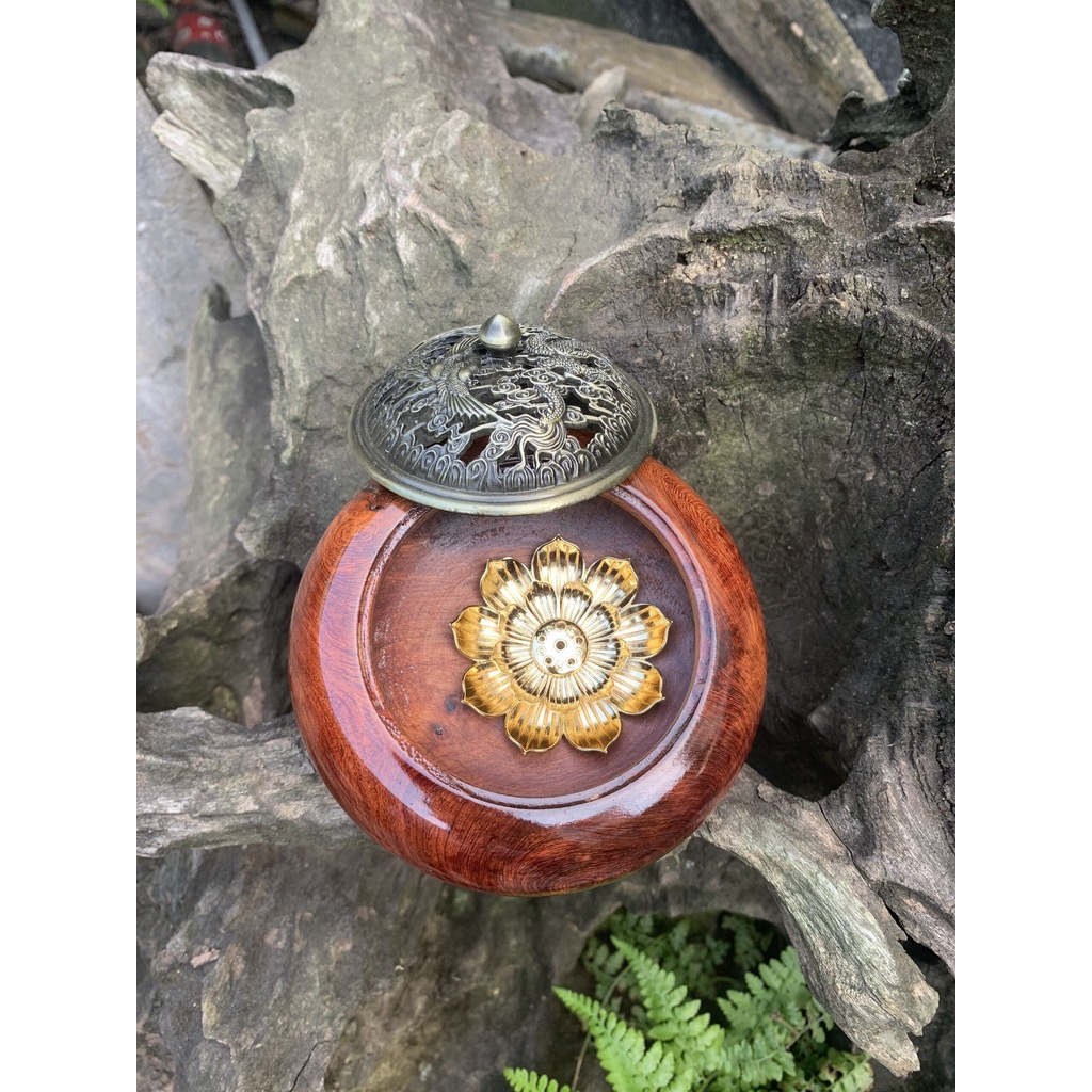 Lư xông trầm gỗ hương ta - Hương tăm - Nụ trầm