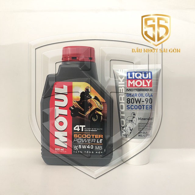 [CỰC ÊM MÁY] MOTUL SCOOTER POWER LE 5W40 800ml + Nhớt Lap - Samurai Sài Gòn.