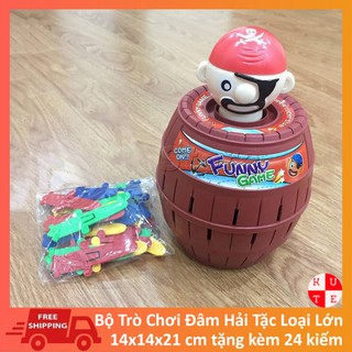 Đâm Hải Tặc💥FREESHIP💥Bộ Trò Chơi Đâm Hải Tặc Lớn Cao Cấp Có Đủ 24 Kiếm