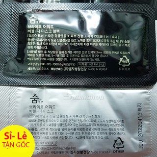 Mặt nạ thải độc bọt Sum 37