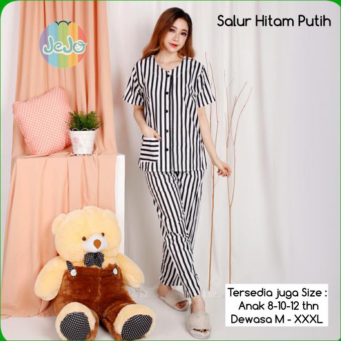 Đầm ngủ vải cotton kẻ sọc Size M cho nữ
