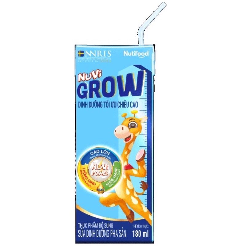 SỮA BỘT PHA SẴN NUVITA GROW 180ml NUTIFOOD