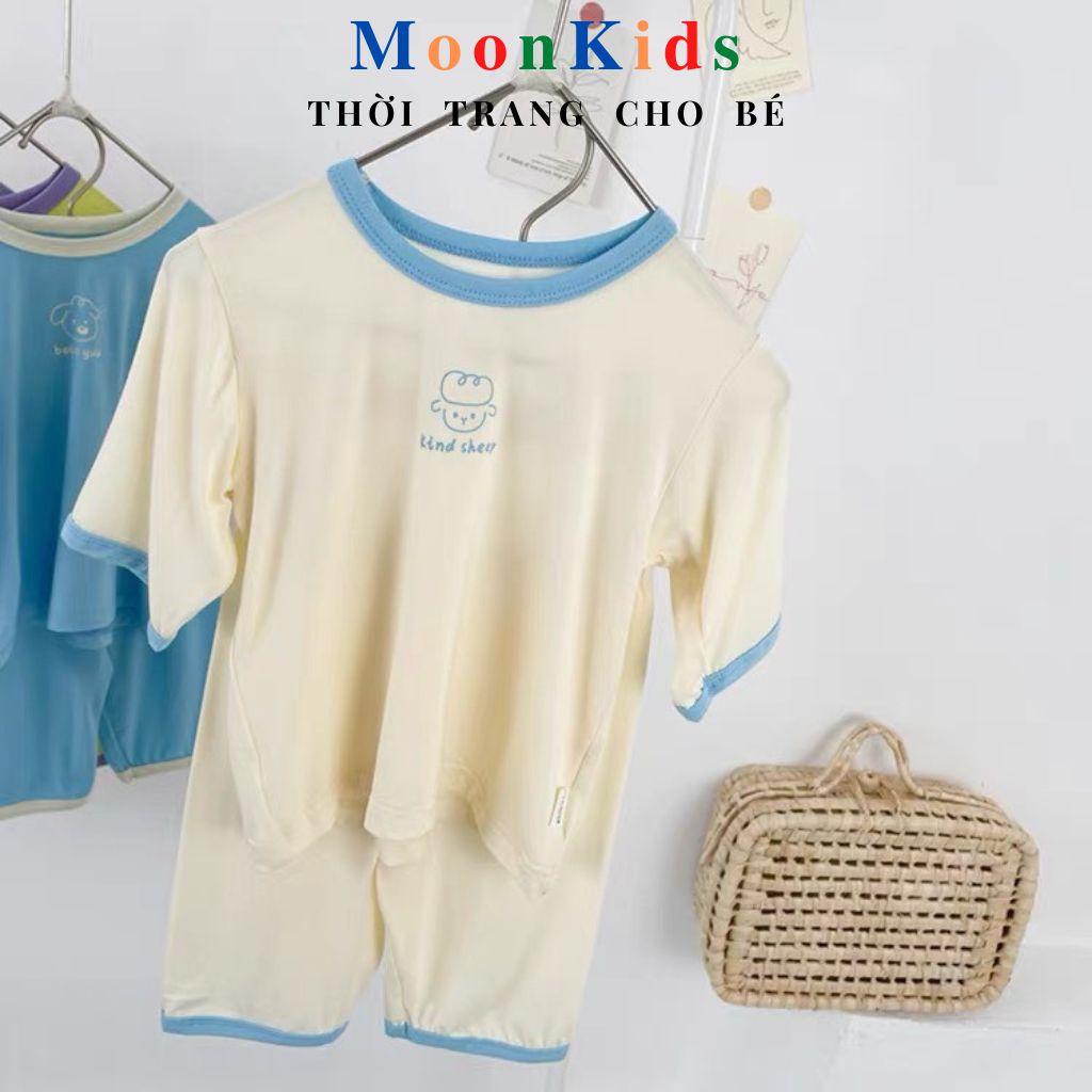 Bộ Quần Áo Cho bé😍Bộ Đồ Tay Lỡ Cho bé,Thun Lạnh 100% dành cho bé trai bé gái từ 6-18kg sờ là sướng nhìn là thích