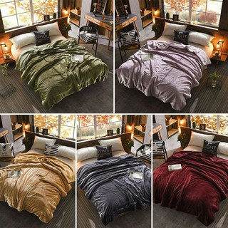 Chăn lông thỏ muji xuất nhật