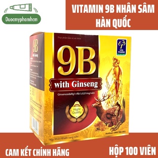 Bổ sung Vitamin 9B With Ginseng –bồi bổ cơ thể, nâng cao thể lực và trí lực