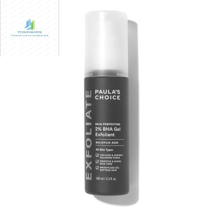 [Chính Hãng] Gel Loại Bỏ Tế Bào Chết - Paula's Choice Skin Perfecting 2% BHA Gel Exfoliant 100ml