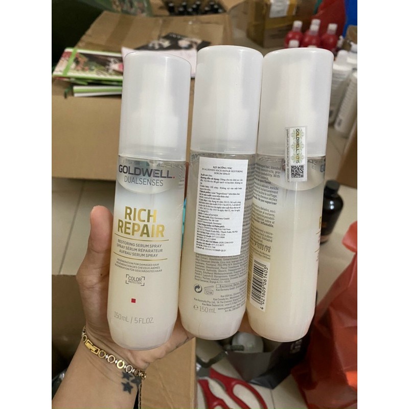 ✅[ GOLDWELL ] XỊT DƯỠNG TÓC GOLDWELL RICH REPAIR RESTORING 150ML - CHÍNH HÃNG