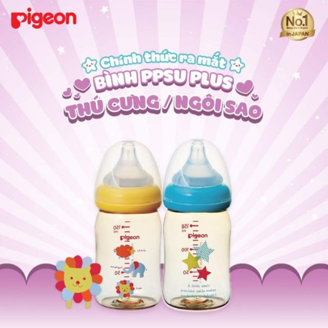 BÌNH SỮA PIGEON NỘI ĐỊA NHẬT 160ML/240ML