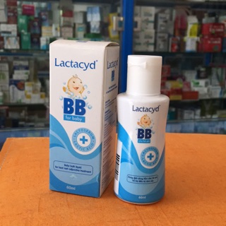 Sữa tắm Lactacyd BB cho trẻ em điều trị rôm sảy 60ml