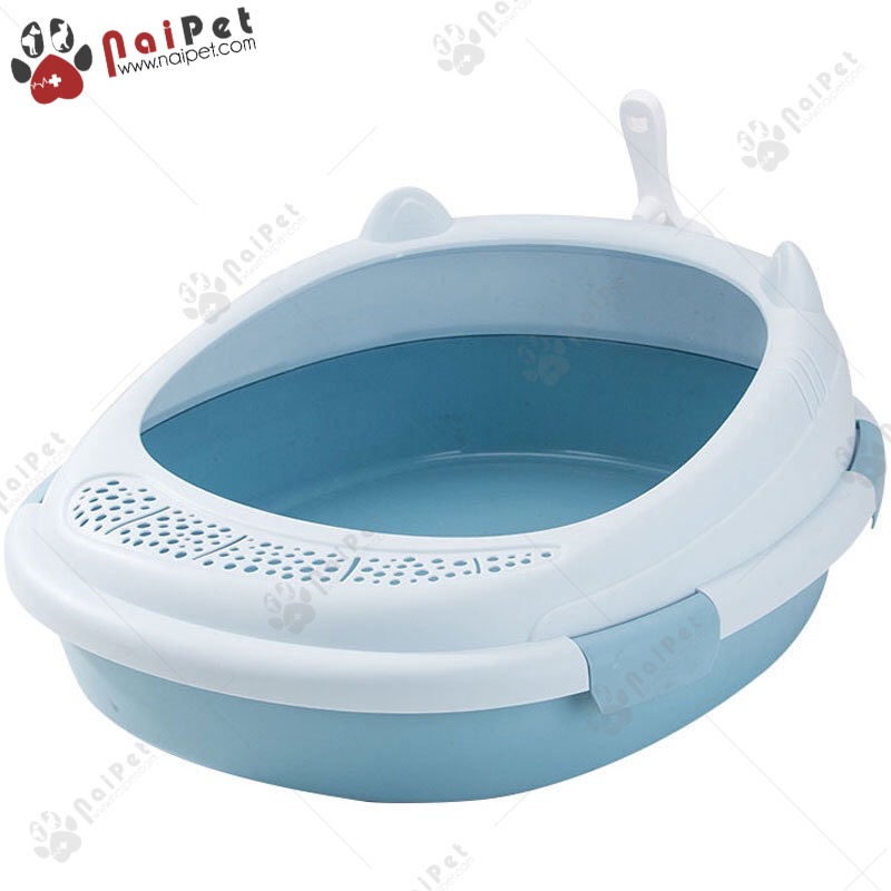 Chậu Đi Vệ Sinh Chậu Đựng Cát Hộp Đựng Cát Tai Mèo CDC018.