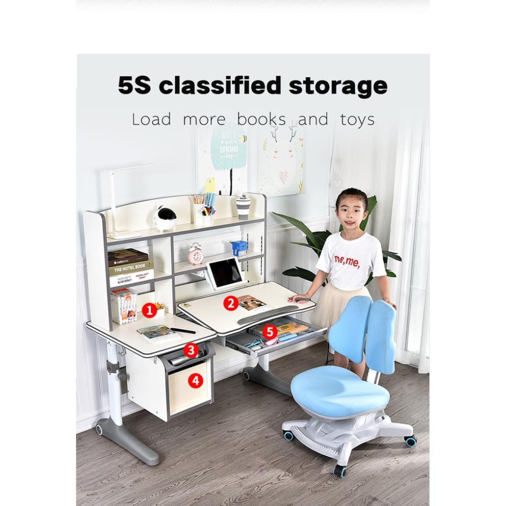 Bàn Học Thông Minh Chống Gù Chống Cận DISNEY 1205 (cốt gỗ tự nhiên) phù hợp 4-18 tuổi _MOMOMART | BigBuy360 - bigbuy360.vn