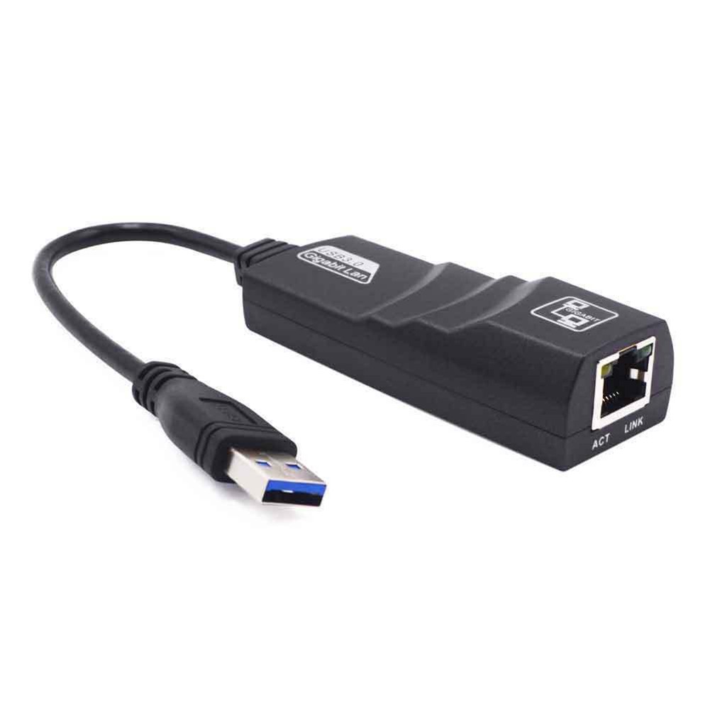 Bộ Chuyển Đổi Mạng Lan Hel + Usb 3.0 Sang 10 / 100 / 1000mbps Gigabit Rj45 Cho Pc Mac