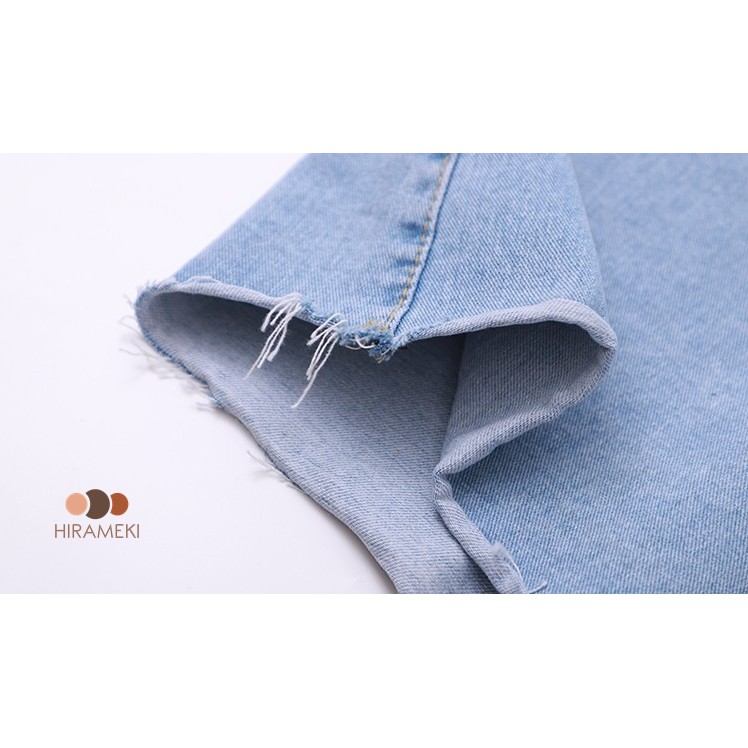[BIGSIZE] CHÂN VÁY JEAN CHỮ A CÓ THUN SAU LƯNG 60-95KG - CV66 | BigBuy360 - bigbuy360.vn