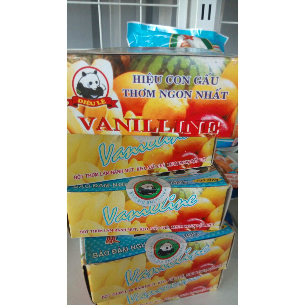 10 ống ----Bột thơm vani làm mứt ,kẹo,nấu chè thơm ngon đặt biệt
