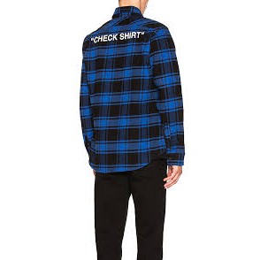 [⚡️Full Tag] Áo Sơ Mi Nam Nữ Off White Quote Flannel