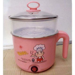 Nồi lẩu mini đa năng ca nấu mì có giá hấp