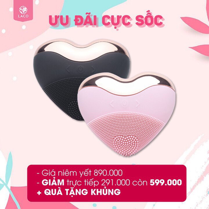 Máy rửa mặt LACO LUXURY Mua 1 Tặng 2