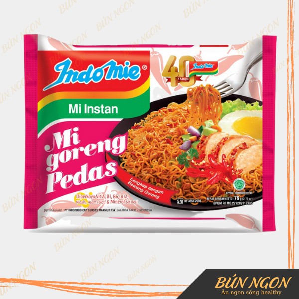 Mì Xào Khô Indomie Goreng 4 Vị: Đặc Biệt, Cay Nồng, Sườn, Bò Cay - Ngon số 1 Thế Giới | WebRaoVat - webraovat.net.vn