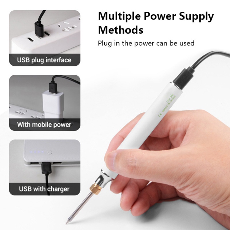Bộ dụng cụ hàn điện cầm tay không dây USB 5V 8W