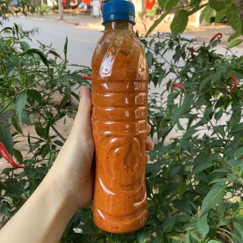Tương ớt nhà làm 100% nguyên chất