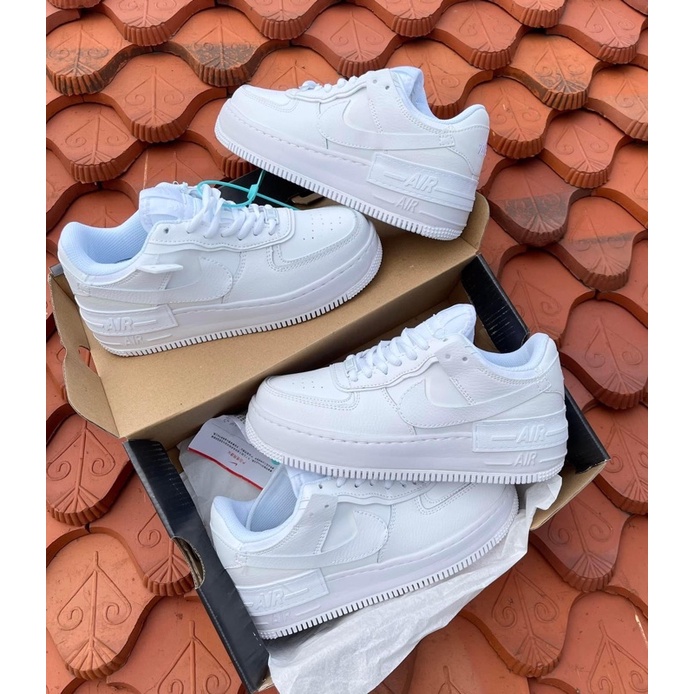 ( Hot trend +fullbox ) AF1 shadow trắng full -sd trắng bassic siêu nhẹ êm bền đẹp + ảnh thật