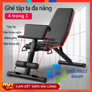 Ghế Tập Tạ Đa Năng P189 Mẫu 2021 Tích Hợp Nhiều Bài Tập Cơ Bụng,Cơ Vai,Cơ Tay,Cơ Lưng Eo
