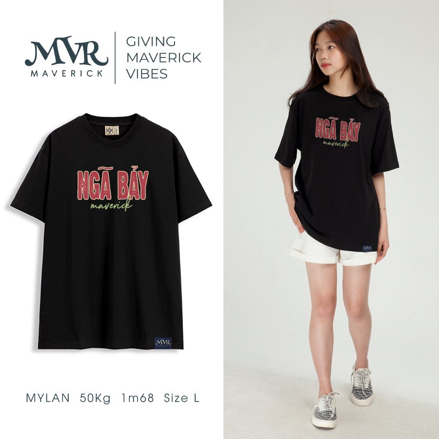 Áo thun tỉnh thành gia đình Ngã Bảy under form unisex rộng tay dài lỡ genZ phông cotton fact localbrand MVR BB4300