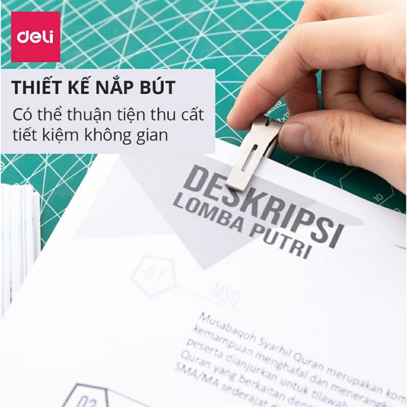 DAO RỌC GIẤY DELI 30°