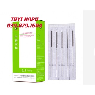 Kim châm cứu Thái Hòa vô trùng họp 20 vỉ 100 kim