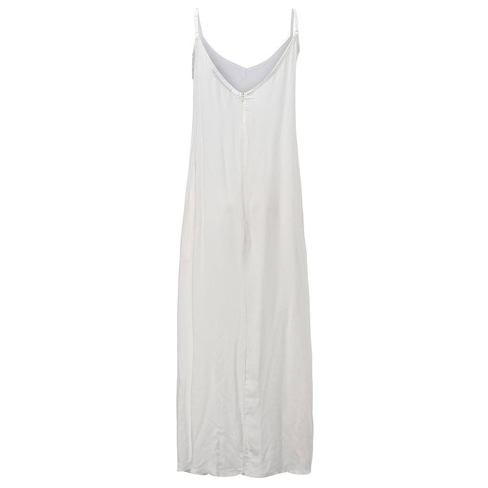 Đầm Dây Maxi ZANZEA Thời Trang Boho Gợi Cảm Cho Nữ