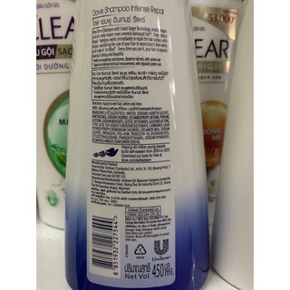 Cặp dầu gội xã DOVE 450ml Thái Lan