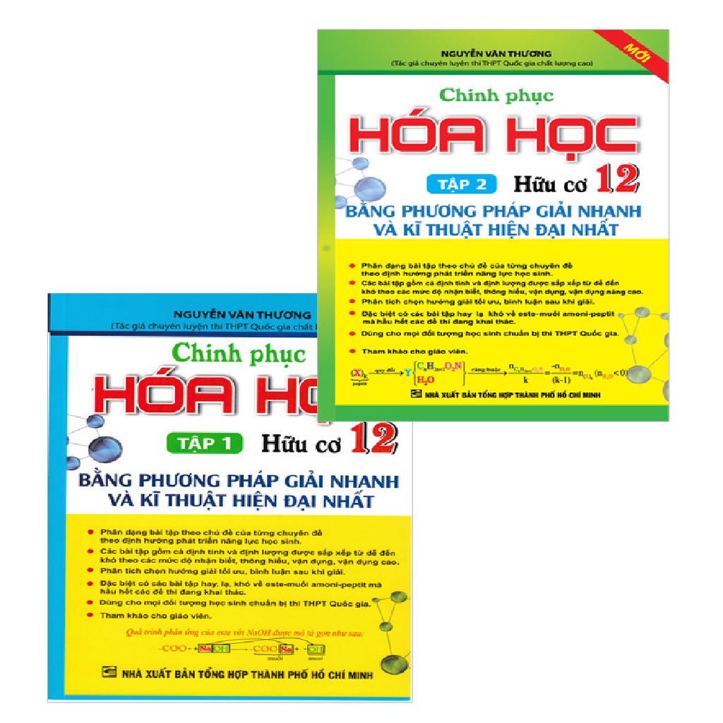 Sách - Combo Chinh Phục Hóa Học Hữu Cơ 12 Bằng Phương Pháp Giải Nhanh Và Kĩ Thuật Hiện Đại Nhất