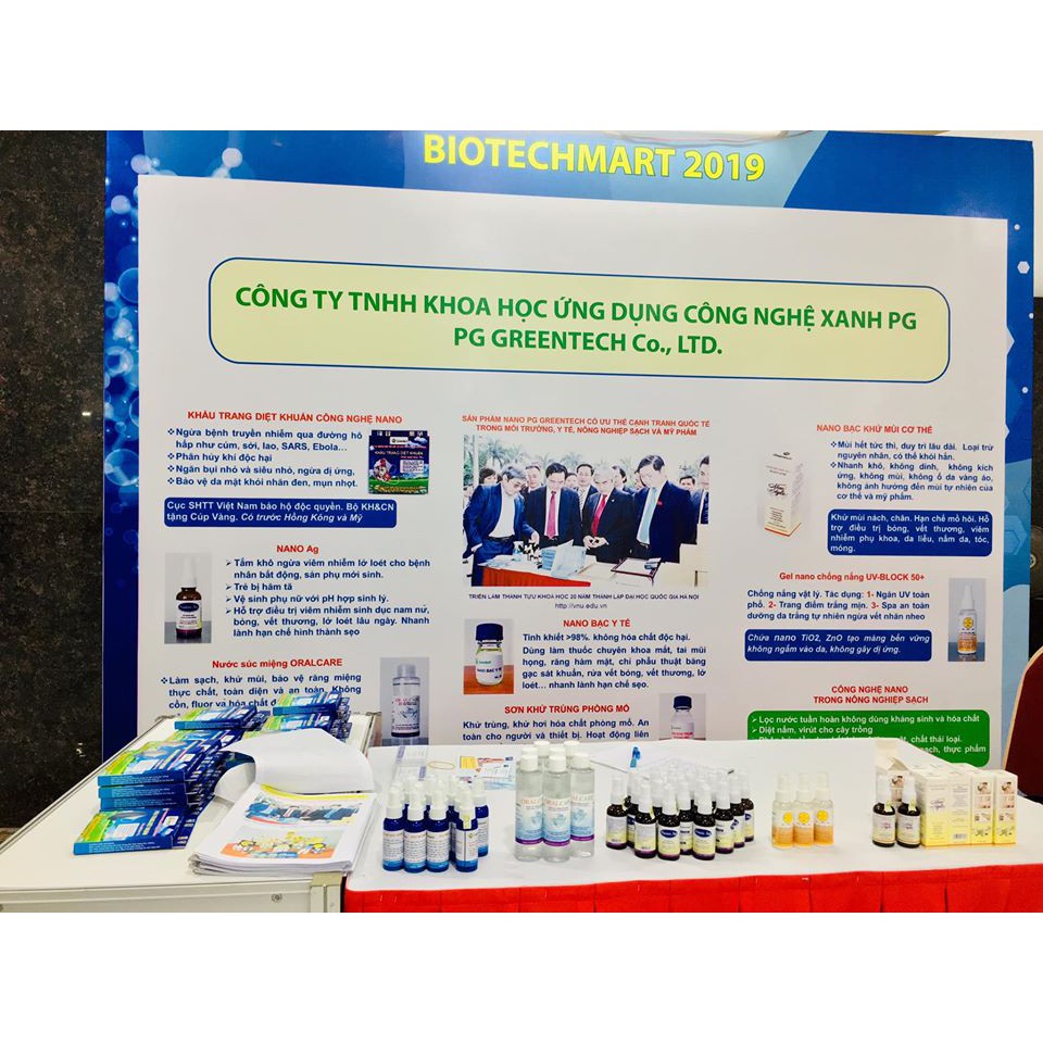 Khẩu trang công nghệ nano TiO2 cao cấp của PG Greentech | BigBuy360 - bigbuy360.vn
