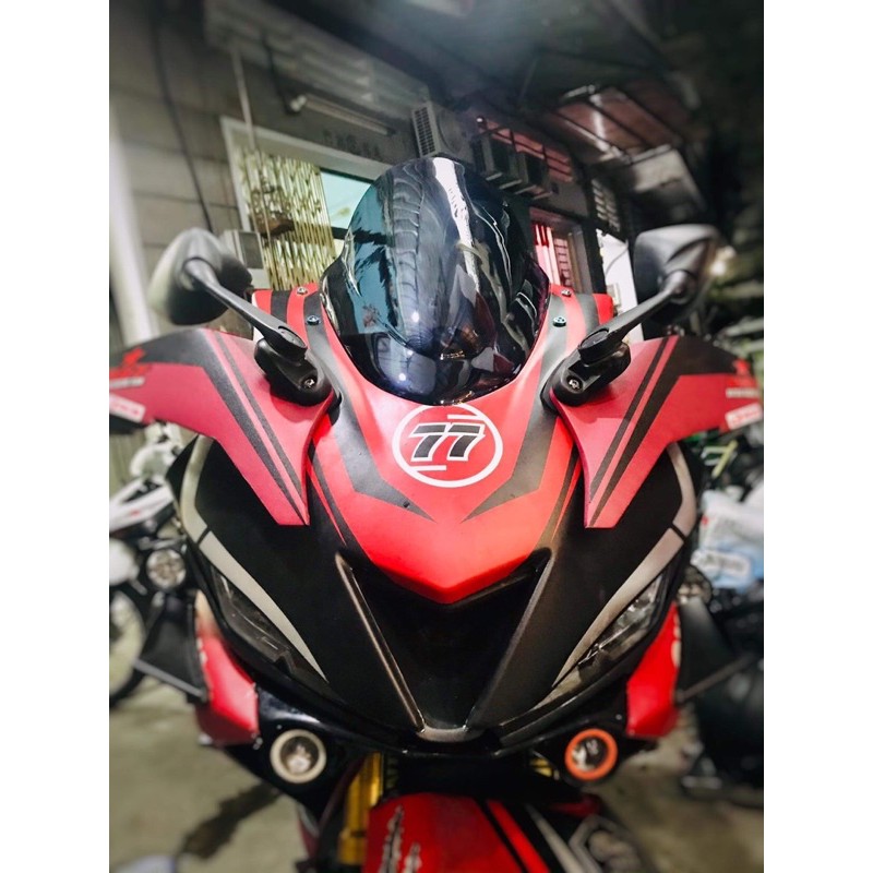 kính chắn gió 2 tầng zero gravity yamaha r15 r15v3