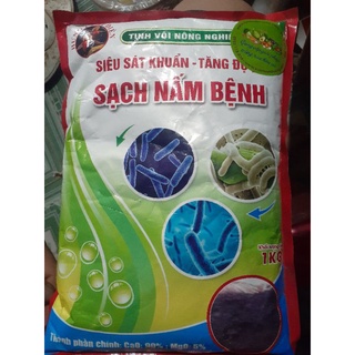 Tinh Vôi Nông Nghiệp (gói 1kg)  Siêu Sát Khuẩn Tăng Độ pH Sạch Nấm Bệnh